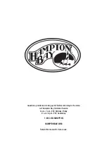 Preview for 8 page of HAMPTON BAY 1002 582 416 Use And Care Manual