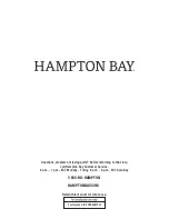 Предварительный просмотр 10 страницы HAMPTON BAY 1002 584 385 Use And Care Manual