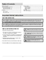 Preview for 2 page of HAMPTON BAY 1002 584 837 Use And Care Manual