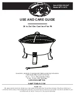 HAMPTON BAY 1002 630 847 Use And Care Manual preview