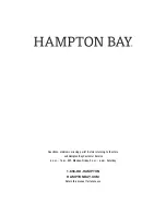 Preview for 15 page of HAMPTON BAY 1002 707 953 Use And Care Manual