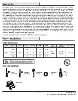 Предварительный просмотр 3 страницы HAMPTON BAY 1002 711 135 Use And Care Manual