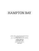 Предварительный просмотр 17 страницы HAMPTON BAY 1002 711 135 Use And Care Manual