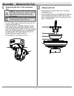 Предварительный просмотр 8 страницы HAMPTON BAY 1002 711 610 Use And Care Manual