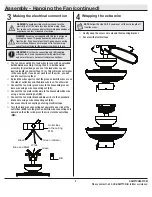 Предварительный просмотр 9 страницы HAMPTON BAY 1002 711 610 Use And Care Manual