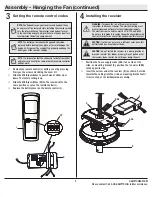 Preview for 9 page of HAMPTON BAY 1002 722 088 Use And Care Manual