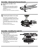 Preview for 12 page of HAMPTON BAY 1002 722 088 Use And Care Manual