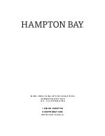 Preview for 15 page of HAMPTON BAY 1002 966 436 Use And Care Manual