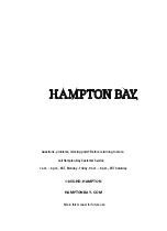 Preview for 10 page of HAMPTON BAY 1002757160 Use And Care Manual