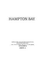 Предварительный просмотр 27 страницы HAMPTON BAY 1003 291 822 Use And Care Manual