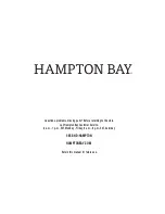 Preview for 18 page of HAMPTON BAY 1003 348 766 Use And Care Manual