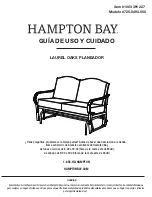 Предварительный просмотр 9 страницы HAMPTON BAY 1003 391 227 Use And Care Manual