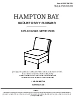 Предварительный просмотр 22 страницы HAMPTON BAY 1003 391 251 Assembly Manual