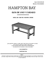 Предварительный просмотр 36 страницы HAMPTON BAY 1003 391 251 Assembly Manual