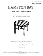 Предварительный просмотр 15 страницы HAMPTON BAY 1003 391 252 Use And Care Manual