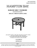 Предварительный просмотр 22 страницы HAMPTON BAY 1003 391 252 Use And Care Manual