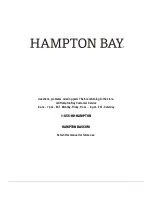 Preview for 23 page of HAMPTON BAY 1003 421 784 Use And Care Manual