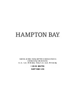 Preview for 27 page of HAMPTON BAY 1003 473 640 Use And Care Manual