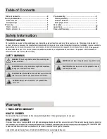 Preview for 2 page of HAMPTON BAY 1003 489 387 Use And Care Manual