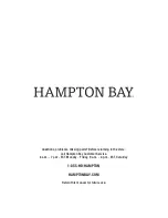 Предварительный просмотр 18 страницы HAMPTON BAY 1003 516 705 Use And Care Manual