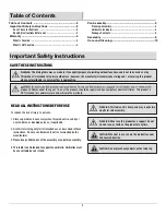 Preview for 2 page of HAMPTON BAY 1003 954 785 Use And Care Manual