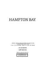 Preview for 11 page of HAMPTON BAY 1003 954 785 Use And Care Manual