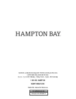 Предварительный просмотр 10 страницы HAMPTON BAY 1003 955 024 Use And Care Manual