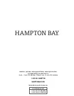 Предварительный просмотр 15 страницы HAMPTON BAY 1003 978 704 Use And Care Manual