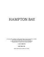 Preview for 28 page of HAMPTON BAY 1003 981 303 Use And Care Manual