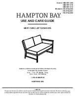 Preview for 29 page of HAMPTON BAY 1003 981 303 Use And Care Manual