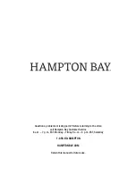 Preview for 6 page of HAMPTON BAY 1003 986 547 Use And Care Manual