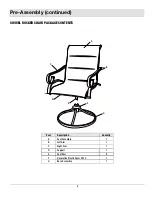 Preview for 4 page of HAMPTON BAY 1003159679 Use And Care Manual