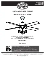 HAMPTON BAY 1004 041 022 Use And Care Manual preview
