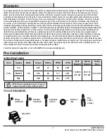 Preview for 3 page of HAMPTON BAY 1004 041 022 Use And Care Manual