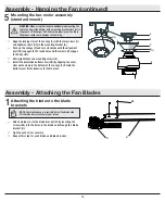 Preview for 10 page of HAMPTON BAY 1004 041 022 Use And Care Manual