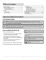 Preview for 2 page of HAMPTON BAY 1004 041 572 Use And Care Manual