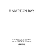 Preview for 13 page of HAMPTON BAY 1004 313 247 Use And Care Manual