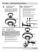 Preview for 13 page of HAMPTON BAY 1004 677 290 Use And Care Manual