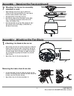 Preview for 11 page of HAMPTON BAY 1004 773 032 Use And Care Manual