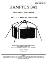 HAMPTON BAY 1004 815 945 Use And Care Manual preview