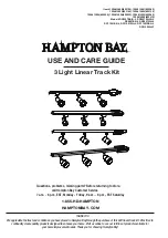 HAMPTON BAY 1004612881 Use And Care Manual preview