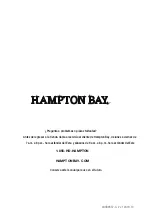 Preview for 18 page of HAMPTON BAY 1004612881 Use And Care Manual