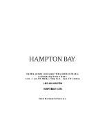 Preview for 29 page of HAMPTON BAY 1005 045 453 Use And Care Manual