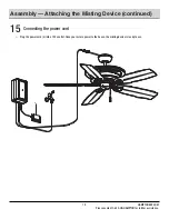 Предварительный просмотр 19 страницы HAMPTON BAY 1005 131 413 Use And Care Manual