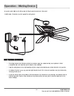 Предварительный просмотр 21 страницы HAMPTON BAY 1005 131 413 Use And Care Manual