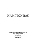 Предварительный просмотр 27 страницы HAMPTON BAY 1005 131 413 Use And Care Manual