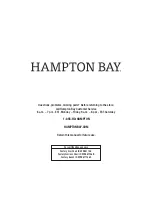 Preview for 20 page of HAMPTON BAY 1005 439 94 Use And Care Manual