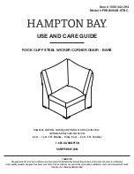 Предварительный просмотр 7 страницы HAMPTON BAY 1005 439 948 Use And Care Manual