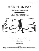 Предварительный просмотр 15 страницы HAMPTON BAY 1005 439 948 Use And Care Manual