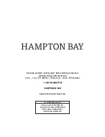 Предварительный просмотр 15 страницы HAMPTON BAY 1005 609 609 Use And Care Manual